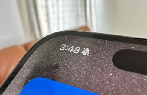 沂南苹果15pro维修站分享如何隐藏iPhone15Pro上静音铃声图标 